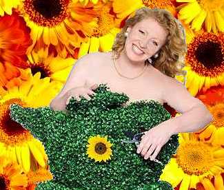 Charlie Dimmock in Calendar Girls