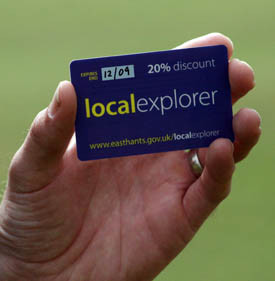 East Hants Local Explorer
                                      Card