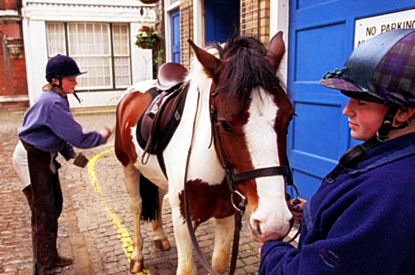 'Appalling
                        decision': The conversion of Elvaston Mews into
                        a residential property leaves the capital with
                        only two mews stables for horse owners to keep
                        their animals