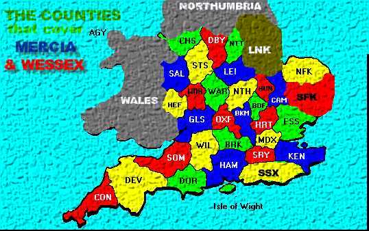 Wessex County
                                                      Map